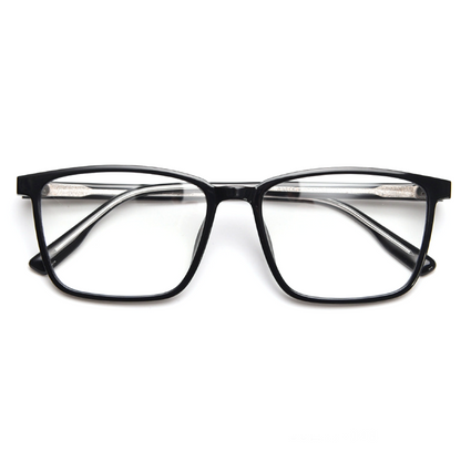 Scale Rectangle Full-Rim Eyeglasses