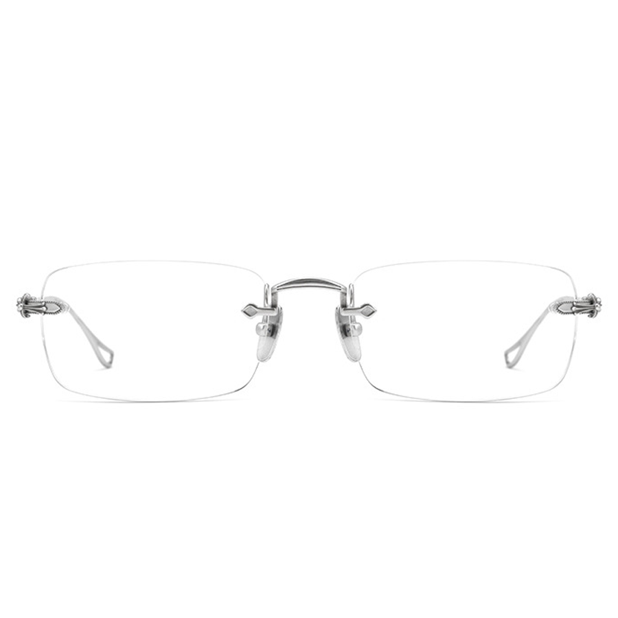 Woodrow Rectangle Rimless Eyeglasses