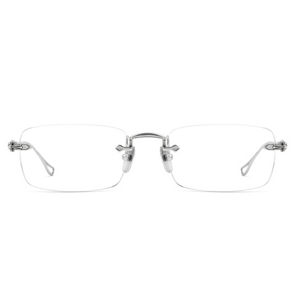 Woodrow Rectangle Rimless Eyeglasses