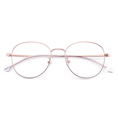 Marlowe Round Full-Rim Eyeglasses