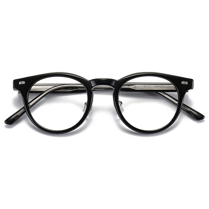 Echo Round Full-Rim Eyeglasses