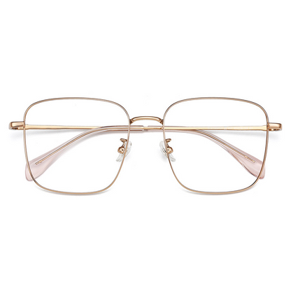 Luna Square Full-Rim Eyeglasses