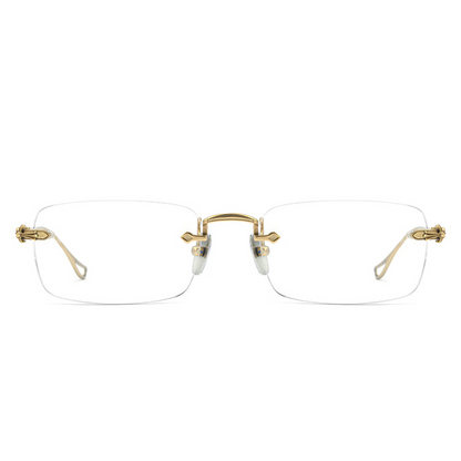 Woodrow Rectangle Rimless Eyeglasses