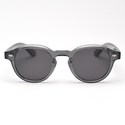 Aura Round Full-Rim Polarized Sunglasses