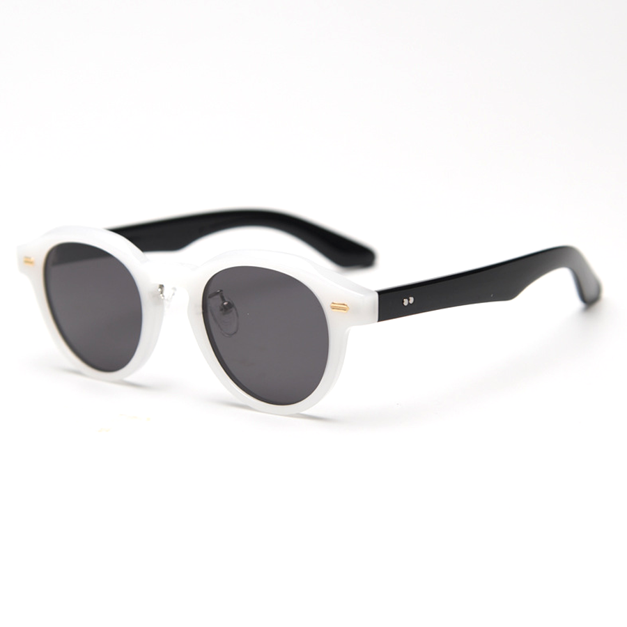 Aura Round Full-Rim Polarized Sunglasses