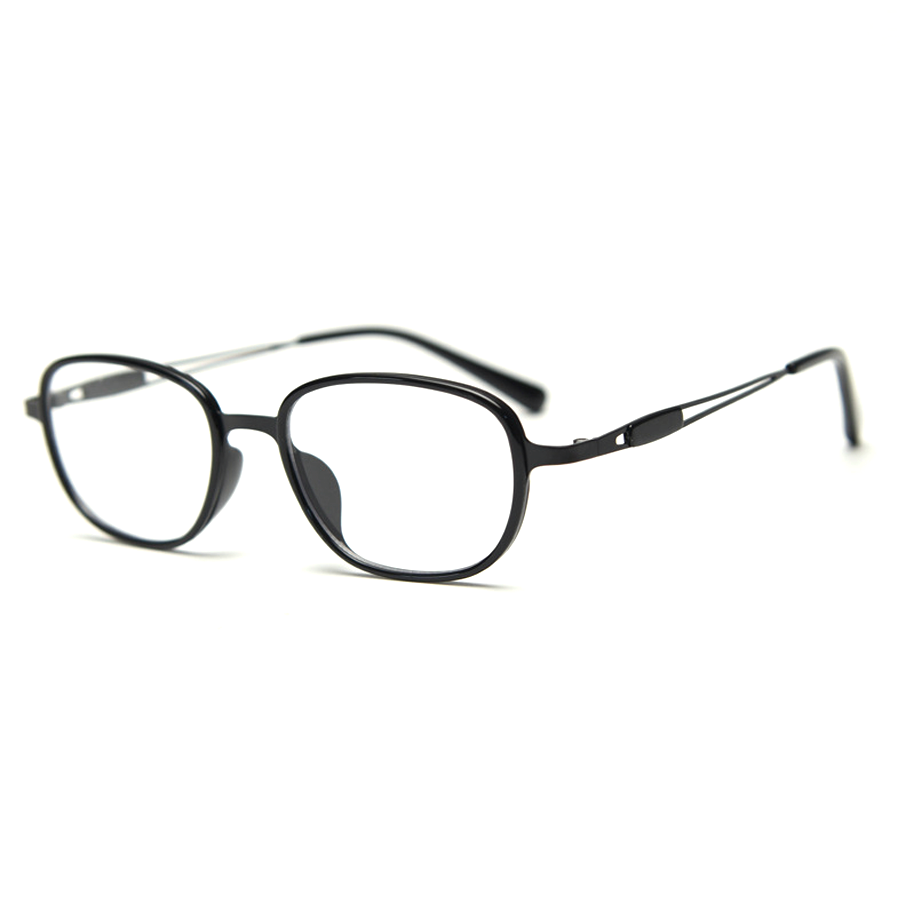 Retro Rectangle Full-Rim Eyeglasses