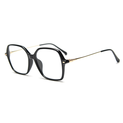 Hepburn Geometric Full-Rim Eyeglasses