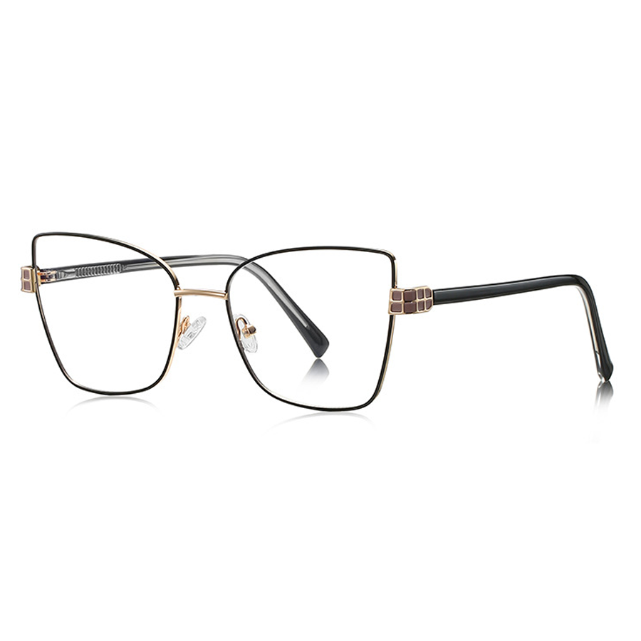 Glint Geometric Full-Rim Eyeglasses