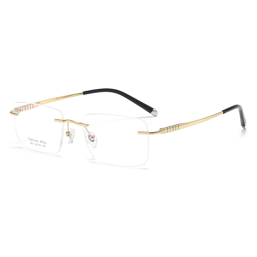 Rogue Rectangle Rimless Eyeglasses