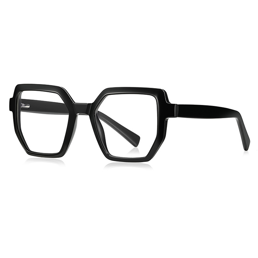 Vortex Geometric Full-Rim Eyeglasses