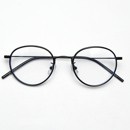 Zephyr Round Full-Rim Eyeglasses