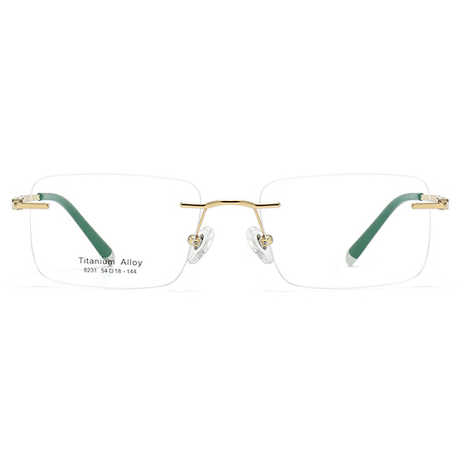 Rogue Rectangle Rimless Eyeglasses