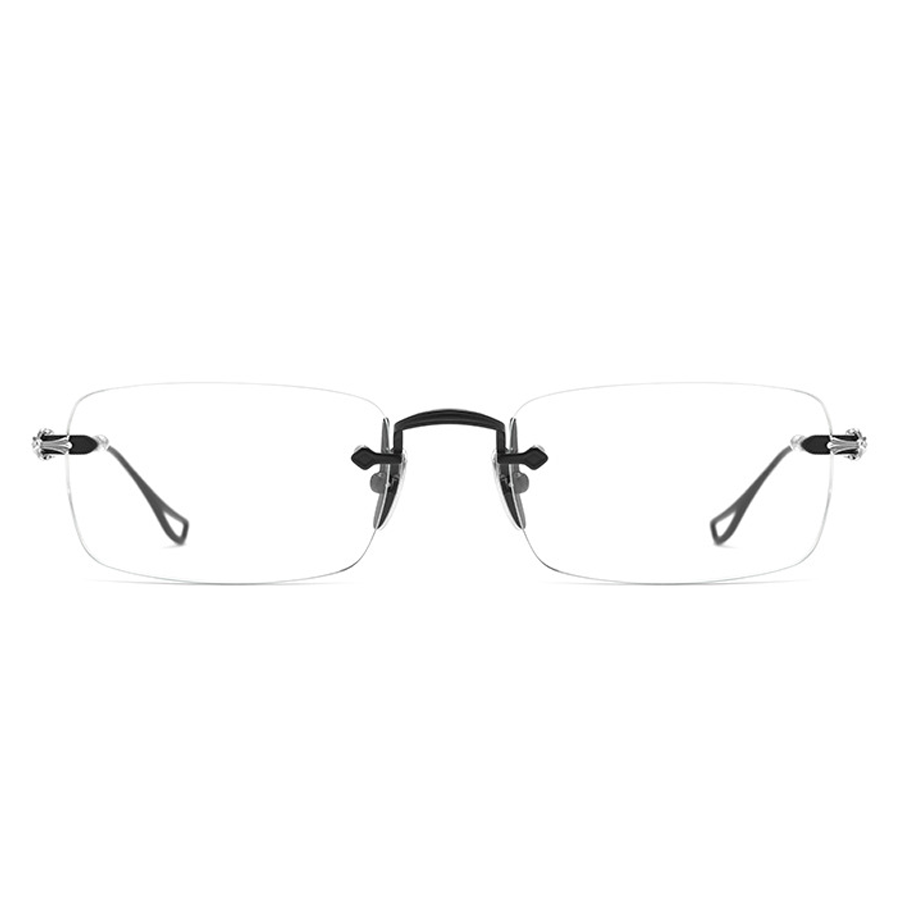 Woodrow Rectangle Rimless Eyeglasses