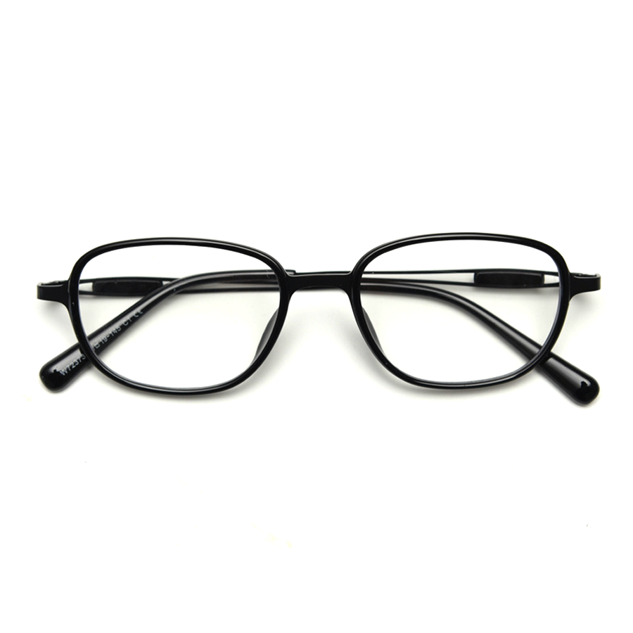 Retro Rectangle Full-Rim Eyeglasses