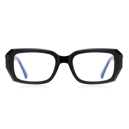 Hubris Rectangle Full-Rim Eyeglasses