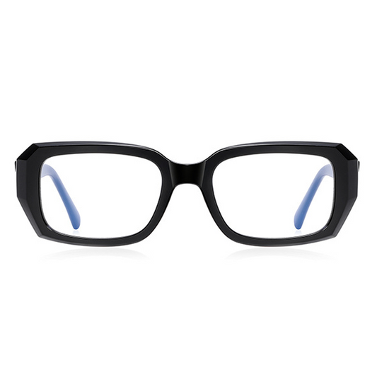 Hubris Rectangle Full-Rim Eyeglasses