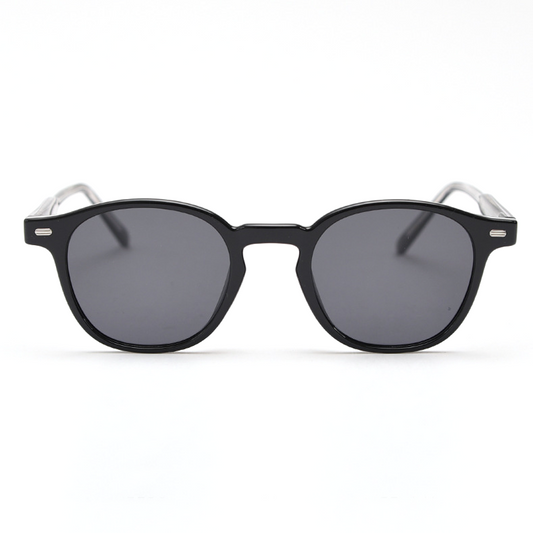 Keira Round Full-Rim Polarized Sunglasses