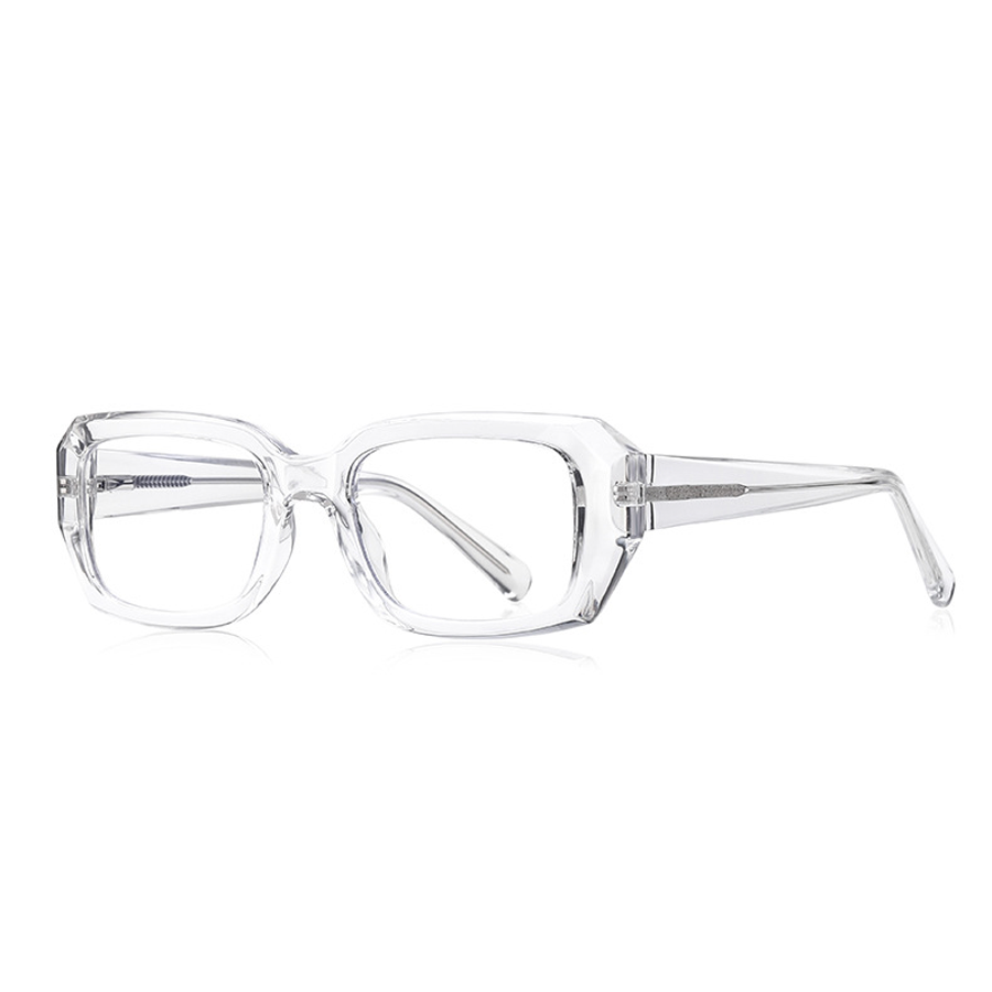 Hubris Rectangle Full-Rim Eyeglasses