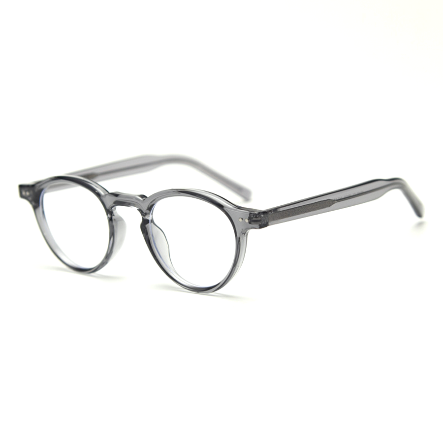 Sophisticated Round Full-Rim Eyeglasses