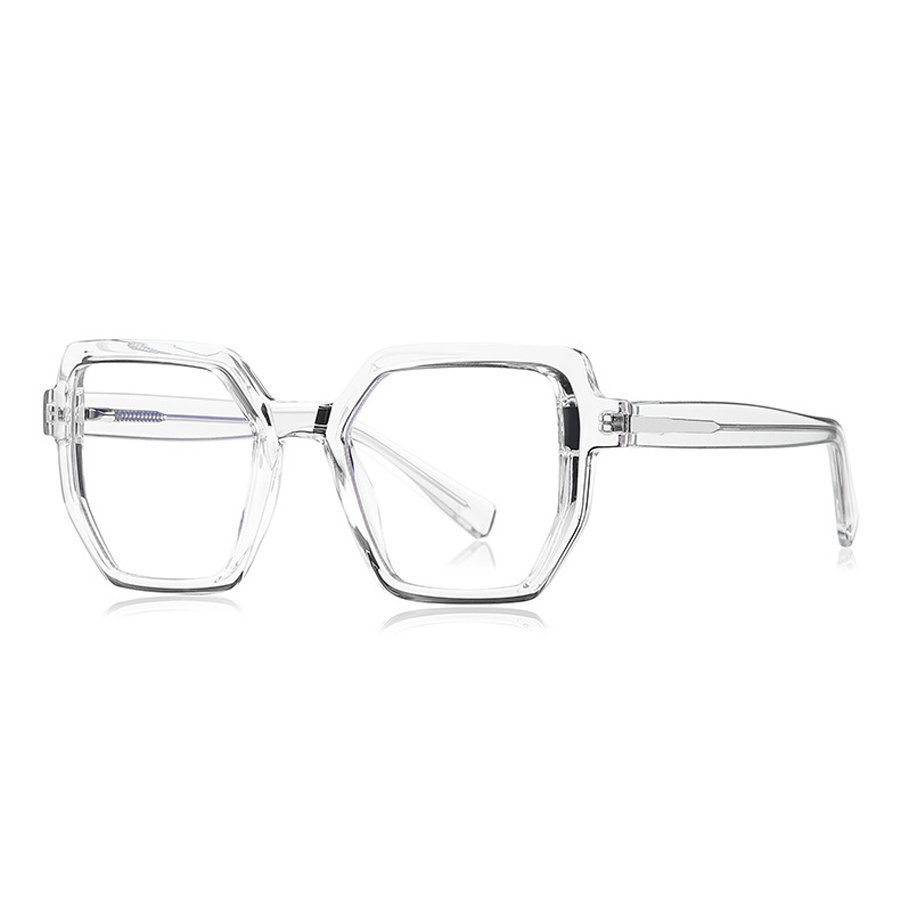 Vortex Geometric Full-Rim Eyeglasses