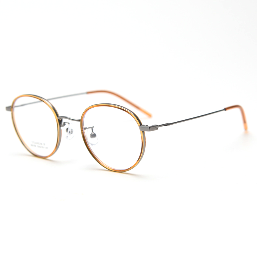 Zephyr Round Full-Rim Eyeglasses