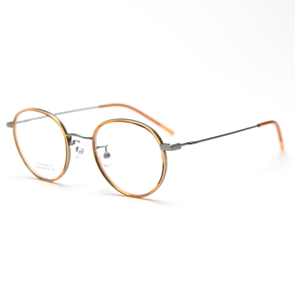 Zephyr Round Full-Rim Eyeglasses