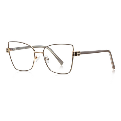 Glint Geometric Full-Rim Eyeglasses