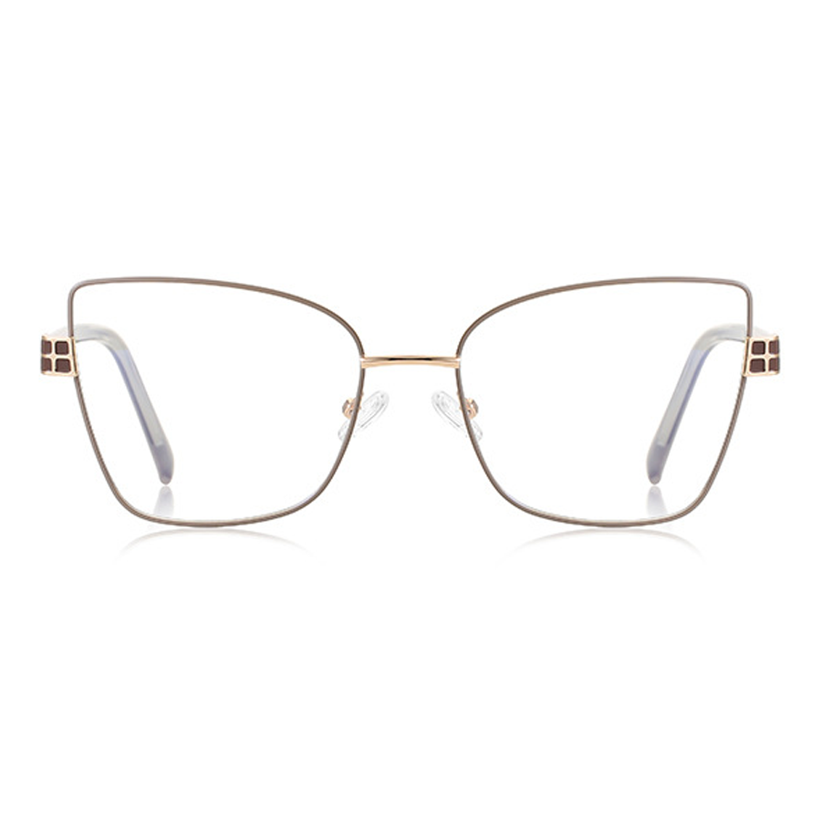 Glint Geometric Full-Rim Eyeglasses