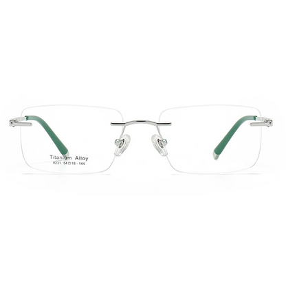 Rogue Rectangle Rimless Eyeglasses