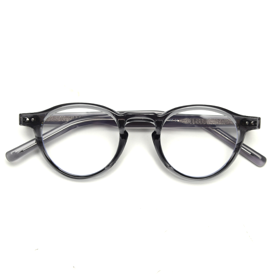 Sophisticated Round Full-Rim Eyeglasses