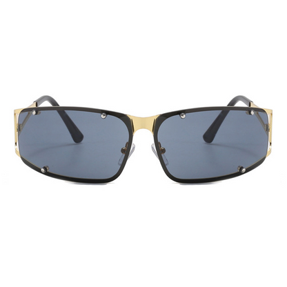 Large Rectangle Rimless Sunglasses