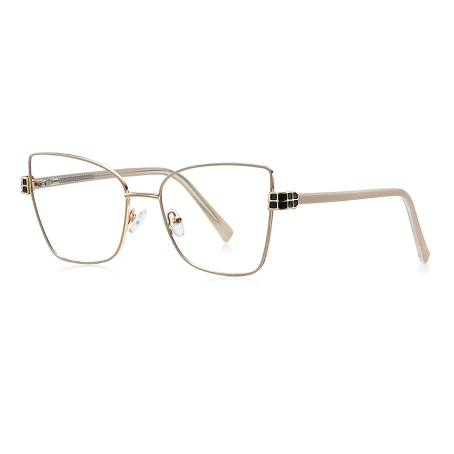 Glint Geometric Full-Rim Eyeglasses