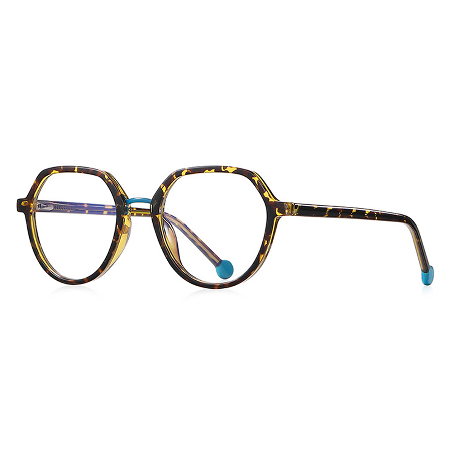 Hubris Geometric Full-Rim Eyeglasses