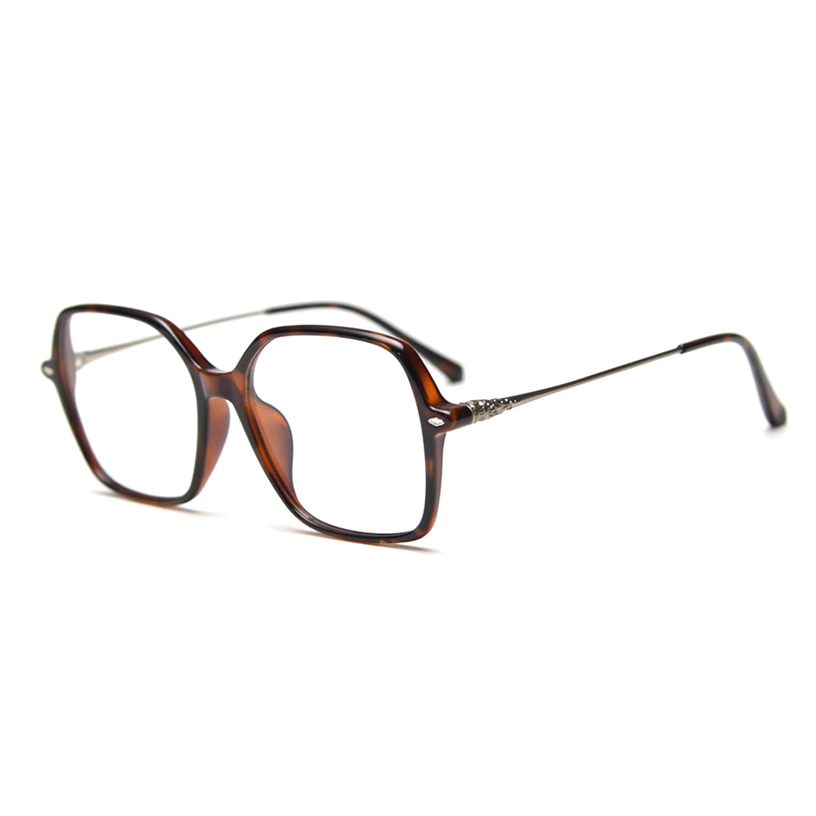 Hepburn Geometric Full-Rim Eyeglasses