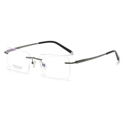 Rogue Rectangle Rimless Eyeglasses