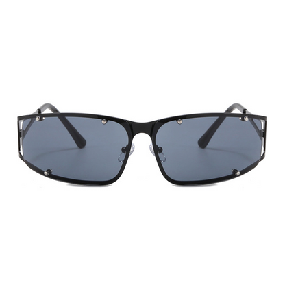 Large Rectangle Rimless Sunglasses