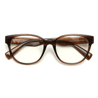 Aesthetic Horn Full-Rim Eyeglasses