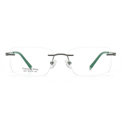 Rogue Rectangle Rimless Eyeglasses