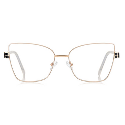 Glint Geometric Full-Rim Eyeglasses