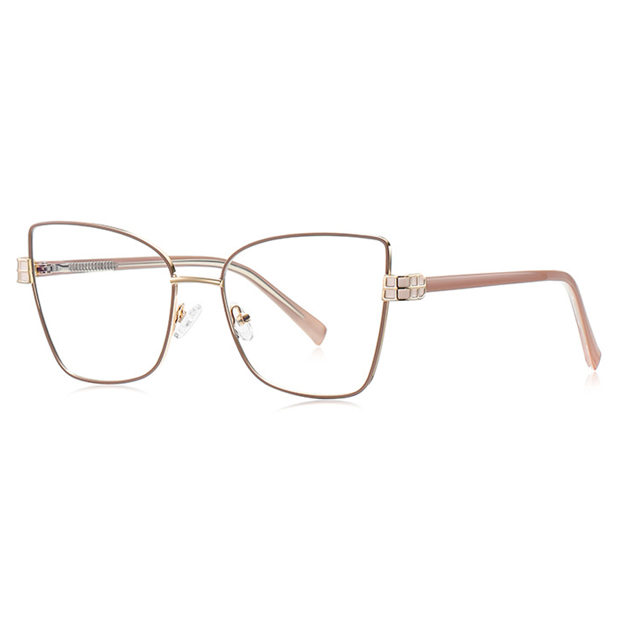 Glint Geometric Full-Rim Eyeglasses