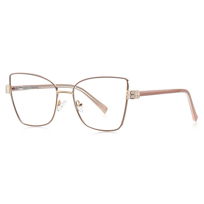 Glint Geometric Full-Rim Eyeglasses