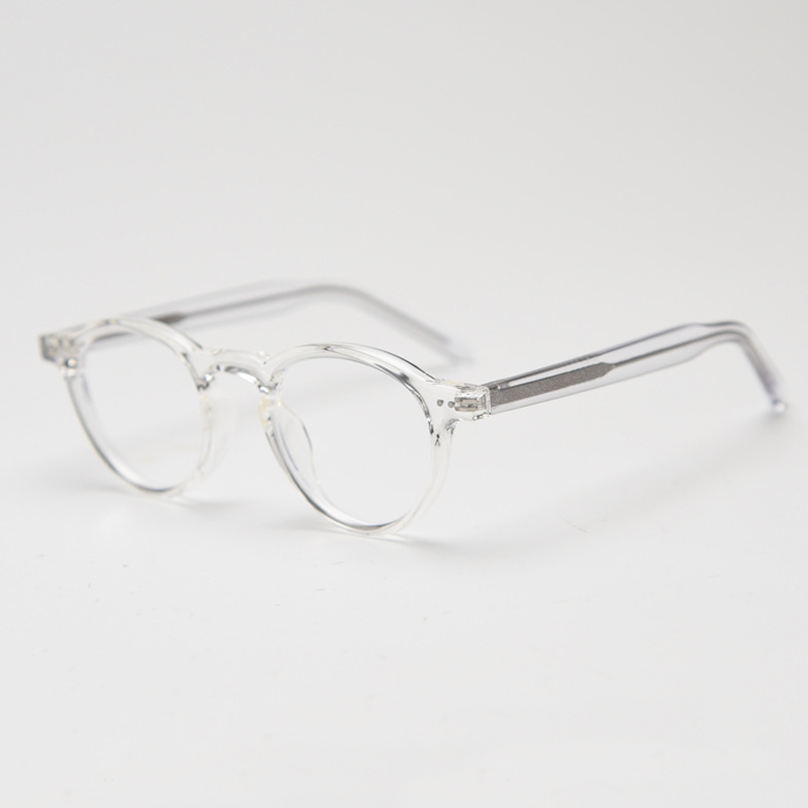 Sophisticated Round Full-Rim Eyeglasses