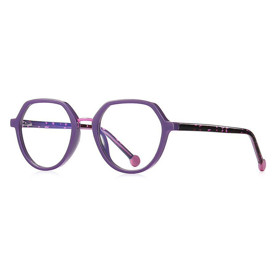 Hubris Geometric Full-Rim Eyeglasses