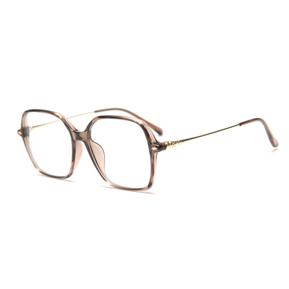 Hepburn Geometric Full-Rim Eyeglasses