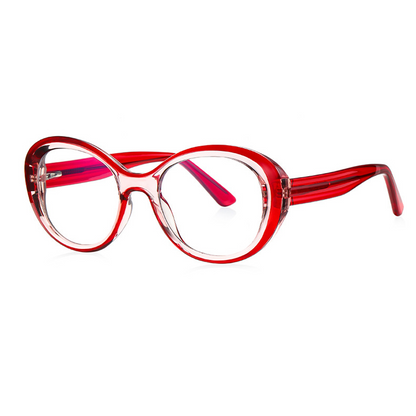 Sebastian Round Full-Rim Eyeglasses