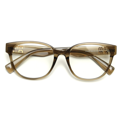 Aesthetic Horn Full-Rim Eyeglasses