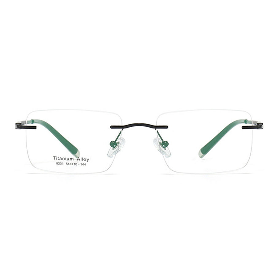 Rogue Rectangle Rimless Eyeglasses