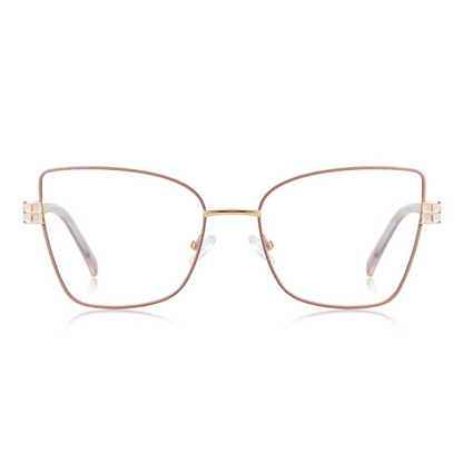 Glint Geometric Full-Rim Eyeglasses