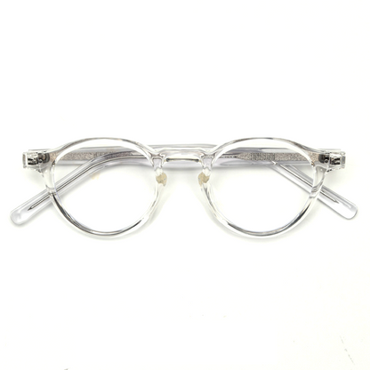 Sophisticated Round Full-Rim Eyeglasses