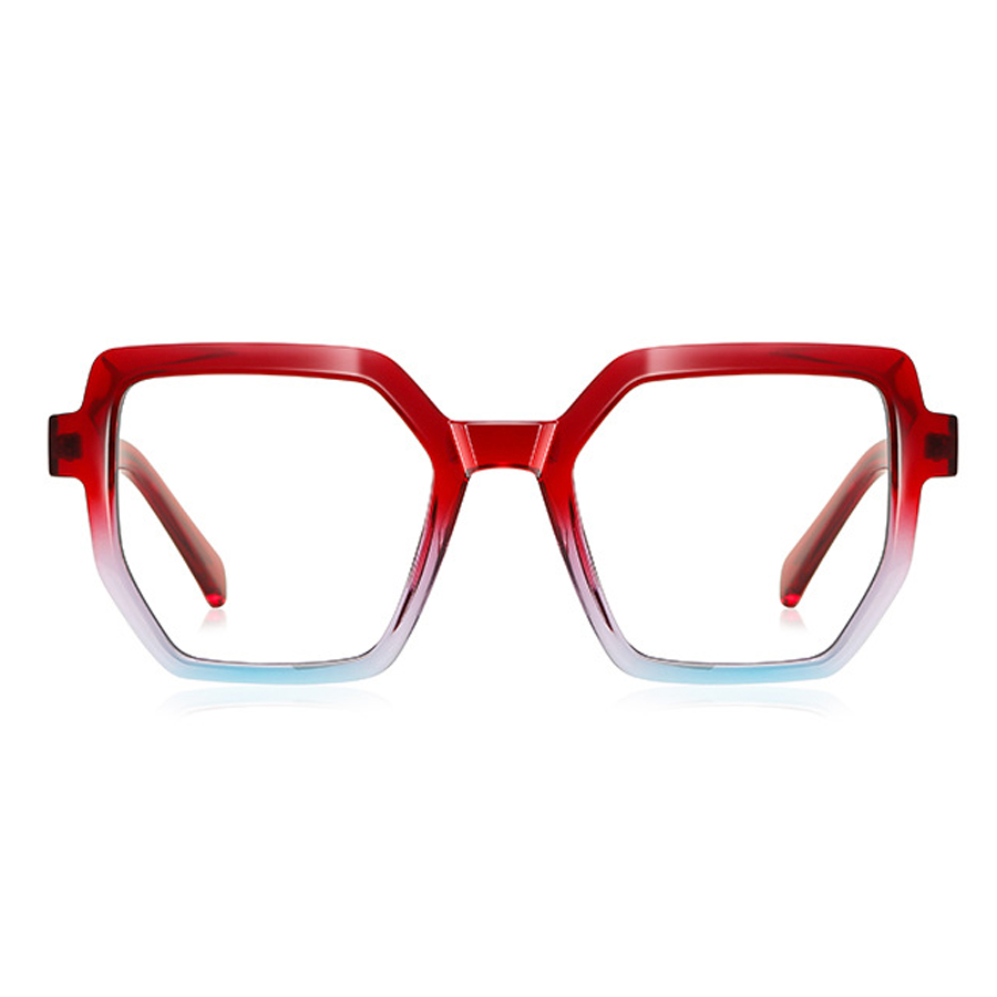 Vortex Geometric Full-Rim Eyeglasses